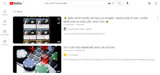 911win tren youtube